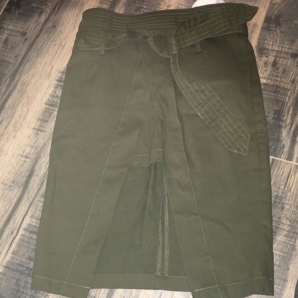 Alicia DiMichele Dresses & Skirts - military green mini skirt for F A L L 🍁🍃